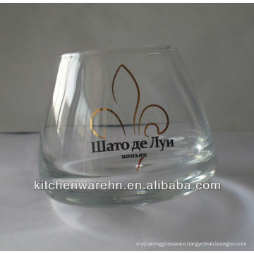 stemless wine glass